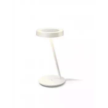 WiZ Portrait Desk Lamp viedā Wi-Fi galda lampa, 600 lm, 2700-6500 K, regulējama spilgtuma, automātiskais spilgtums, 5 V