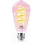 Philips Filament Clear 40 W ST64 E27, viedā spuldze, Wi-Fi/Bluetooth, caurspīdīga, Wi-Fi 4 (802.11n), 802.11b, 802.11g, LED, E27