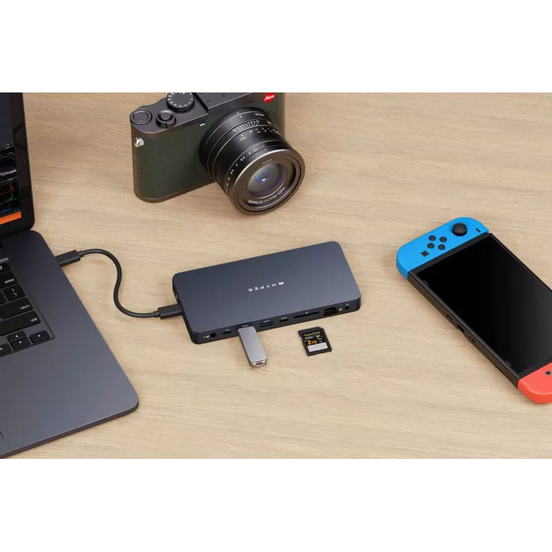 Targus HyperDrive Next vadu USB 3.2 Gen 2 (3.1 Gen 2) Type-C zils