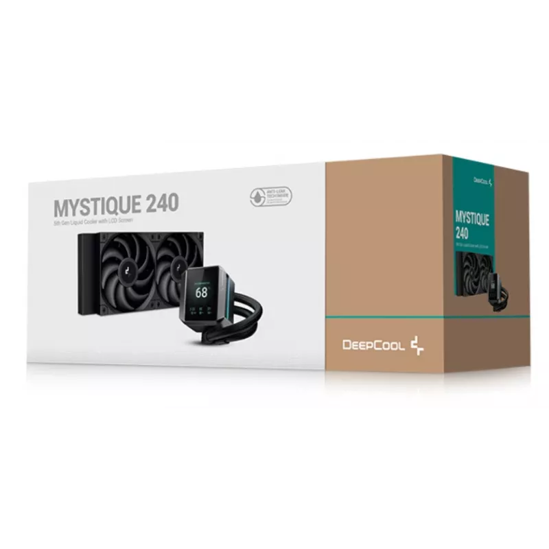 DEEPCOOL Mystique 240 Procesora universāls šķidruma dzesētājs 12 cm - melns