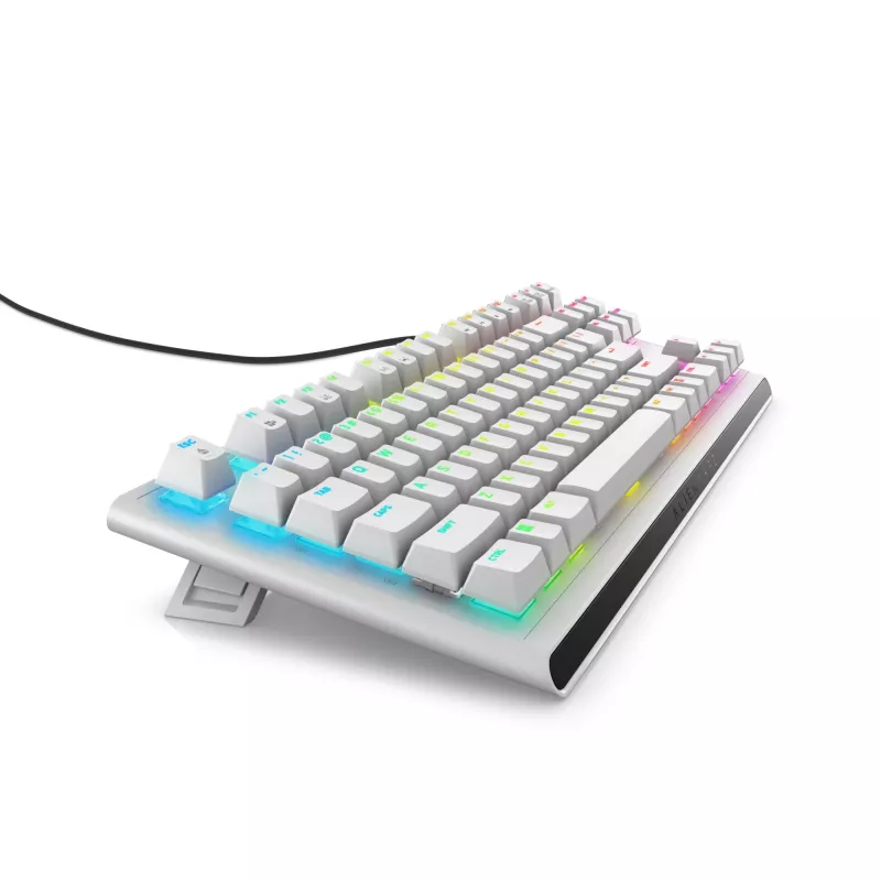 Alienware AW420K tastatūra Gaming USB QWERTY US International White