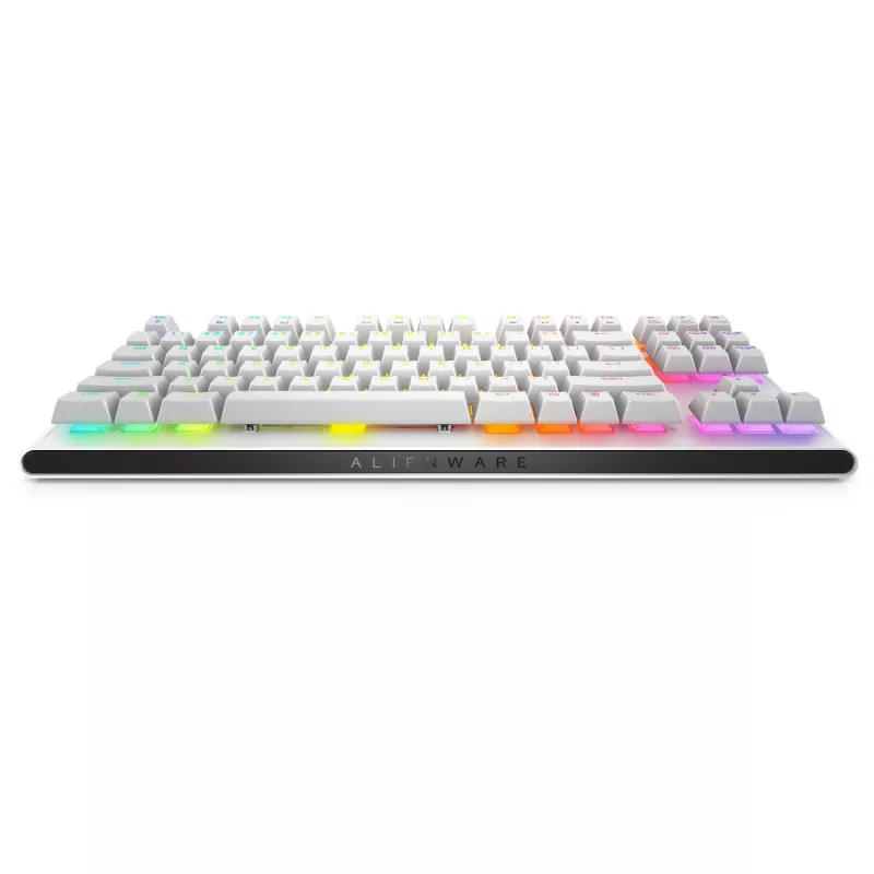 Alienware AW420K tastatūra Gaming USB QWERTY US International White