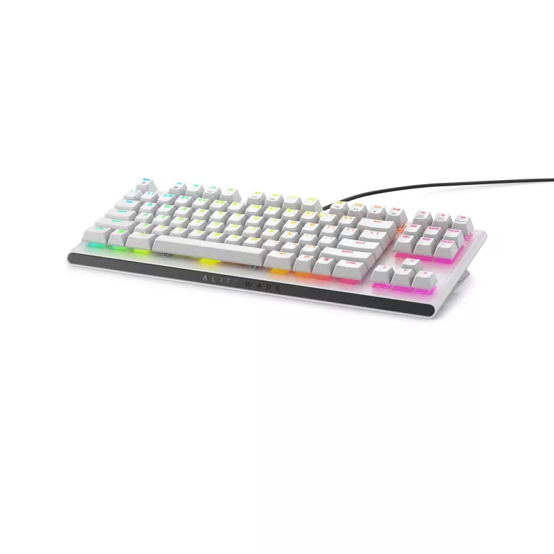 Alienware AW420K tastatūra Gaming USB QWERTY US International White