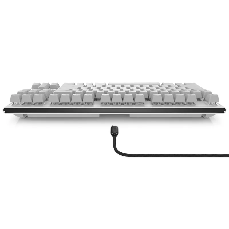 Alienware AW420K tastatūra Gaming USB QWERTY US International White