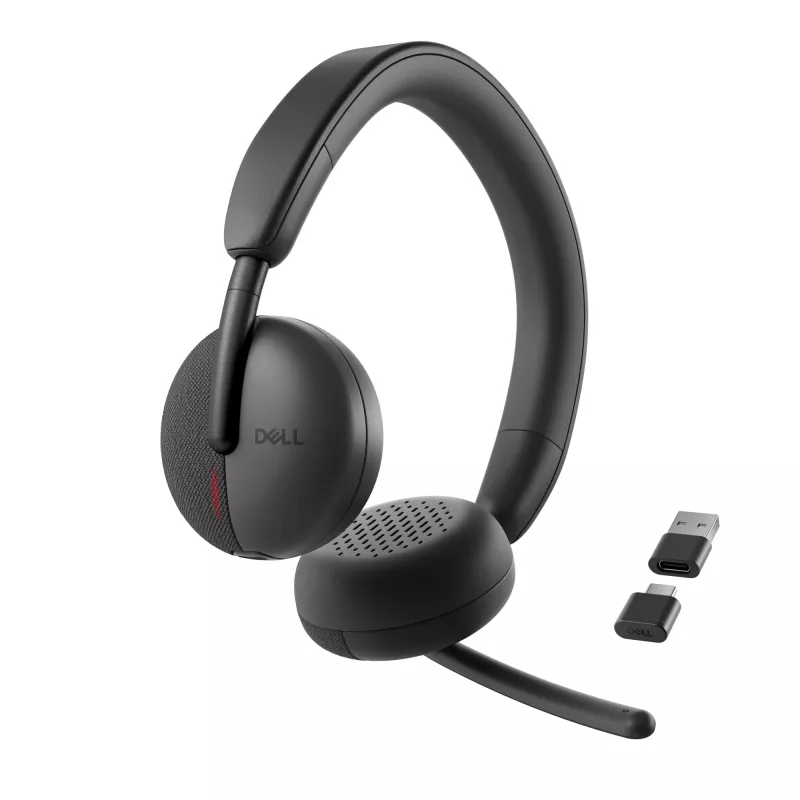 DELL Pro Wireless Headset - WL3024, vadu un bezvadu, zvaniem/mūzikai, 20 - 20000 Hz, 182 g, austiņas, melna