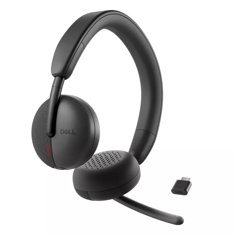 DELL Pro Wireless Headset - WL3024, vadu un bezvadu, zvaniem/mūzikai, 20 - 20000 Hz, 182 g, austiņas, melna
