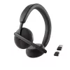 DELL Pro Wireless Headset - WL3024, vadu un bezvadu, zvaniem/mūzikai, 20 - 20000 Hz, 182 g, austiņas, melna
