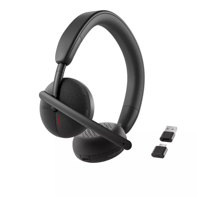 DELL Pro Wireless Headset - WL3024, vadu un bezvadu, zvaniem/mūzikai, 20 - 20000 Hz, 182 g, austiņas, melna