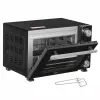 Electric countertop oven Adler AD 6024 — compact 22 L capacity, 1300 W, Melns