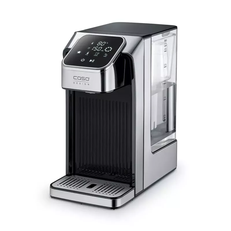 Electric Kettle Caso 2.7L 2600W Melns/Stainless Steel