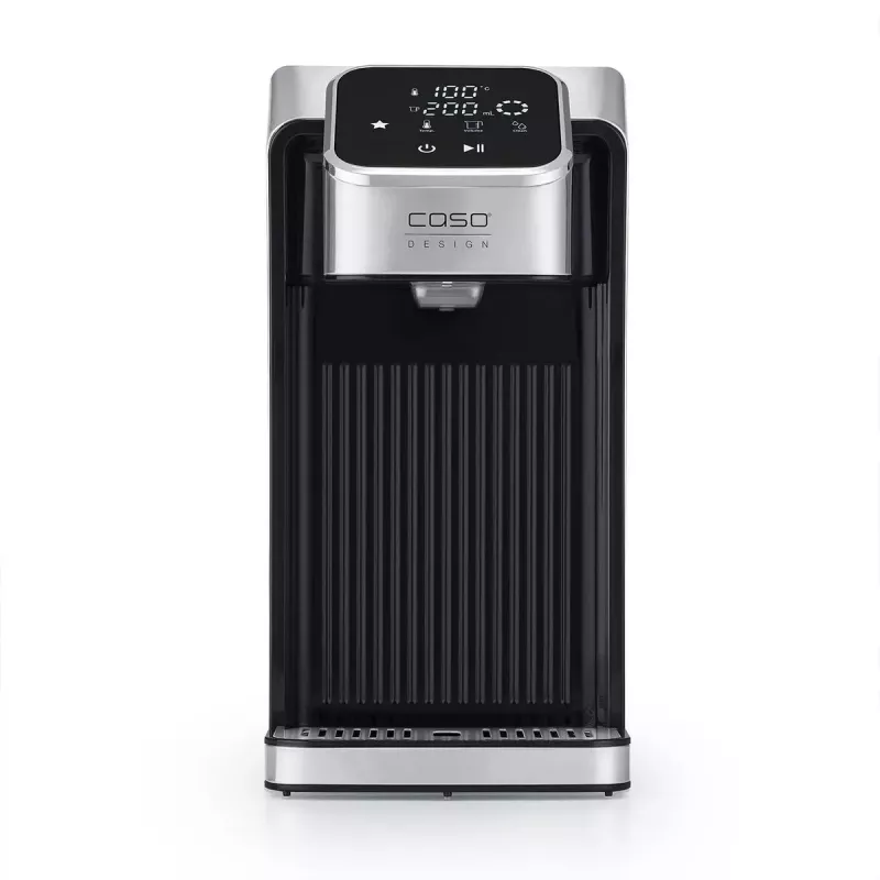 Electric Kettle Caso 2.7L 2600W Melns/Stainless Steel