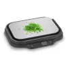 Virtuves svari Caso KitchenDuo 03291 — digitālie virtuves svari, nerūsējošais tērauds un melns, LED displejs, 5 kg ietilpība, taras funkcija