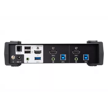 ATEN 2 pieslēgvietu USB 3.0 4K HDMI KVMP™ pārslēgs ar audio miksera režīmu