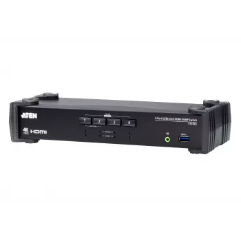 ATEN 4 portu USB 3.0 4K HDMI KVMP™ slēdzis ar audio miksera režīmu