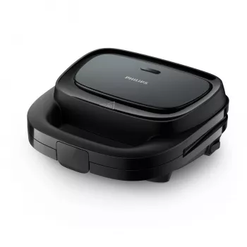 Sendviču tosteris Philips HD2330/90, 1 sendvičs, 750 W, melns