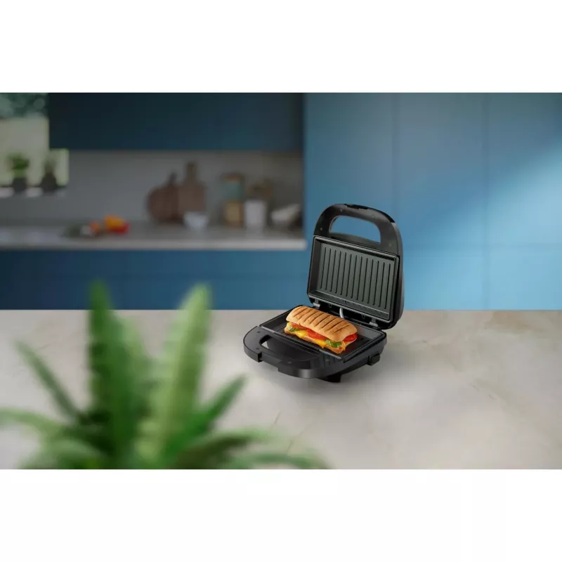 Sendviču tosteris Philips HD2330/90, 1 sendvičs, 750 W, melns