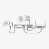 IP novērošanas kamera Reolink P320 5MP PoE, bullet, 2,8 mm objektīvs, 2880×1616, 30 fps, IR nakts redzamība 30 m, PoE/DC