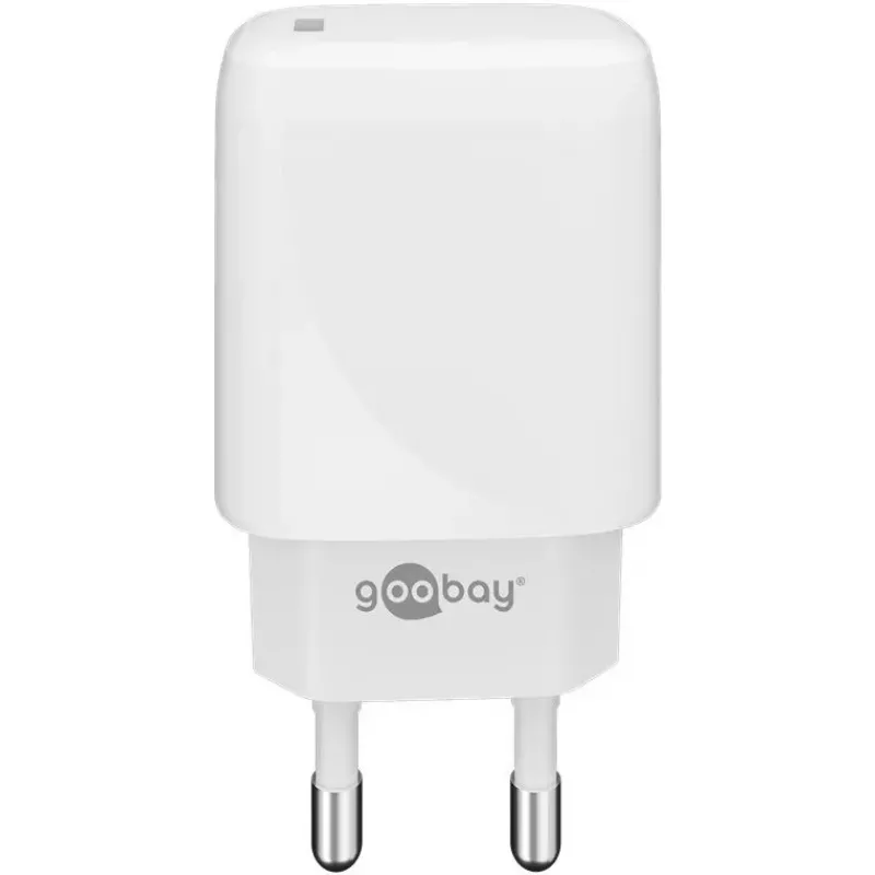Maiņstrāvas lādētājs Goobay 65406 USB Type-C 5V austiņām, klēpjdatoriem, viedtālruņiem