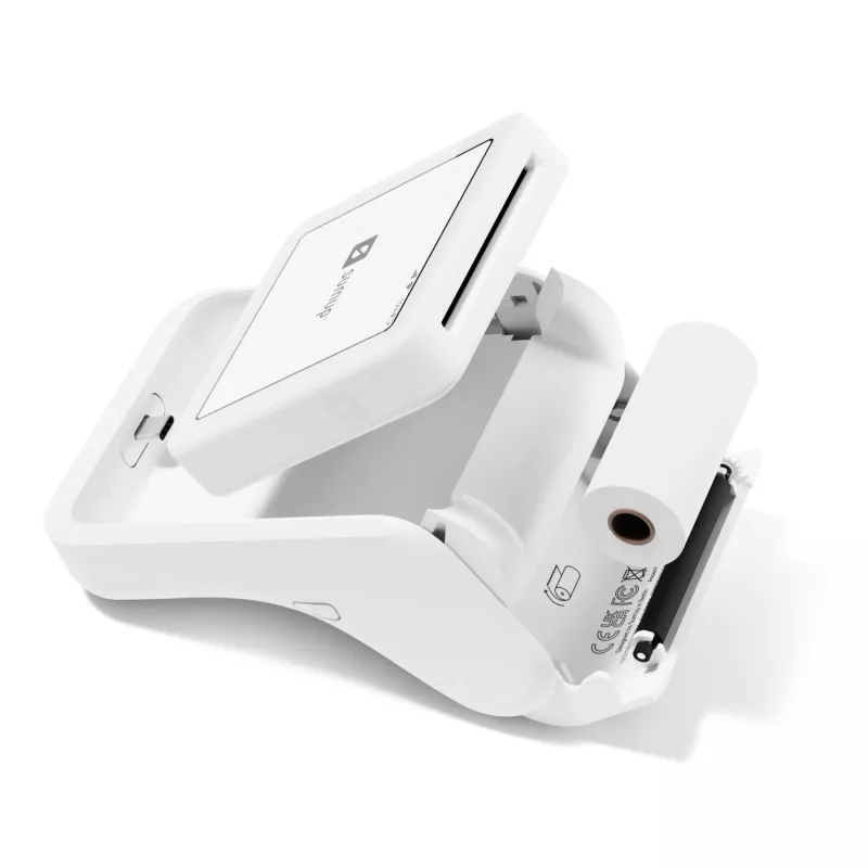 SumUp Solo Printer viedkaršu lasītāja baterija Wi-Fi Balts