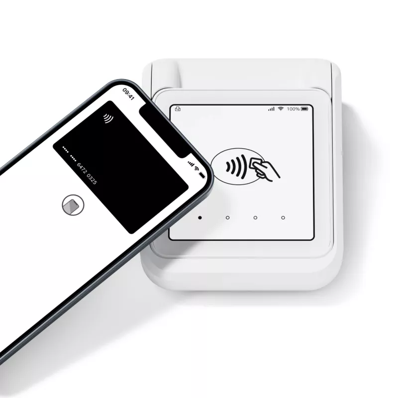 SumUp Solo Printer viedkaršu lasītāja baterija Wi-Fi Balts