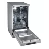 Brīvi stāvoša trauku mazgājamā mašīna Gorenje GS520E15S, šaurā 45 cm, 9 trauku komplekti, 47 dB, pelēka