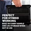 Fellowes datora monitora statīvs ar 3 augstuma regulējumiem - Breyta monitora paaugstinājums ar kabeļu pārvaldību - ergonomisks regulējams monitora statīvs datoriem - maks. svars 15 kg - melns