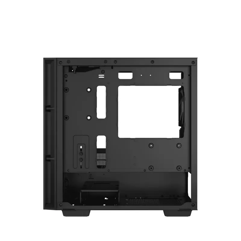 PC korpuss DeepCool CH360 DIGITAL Micro Tower, rūdīts stikls, microATX/Mini-ITX, priekšā 2x140mm, iebūvēts displejs, USB-C