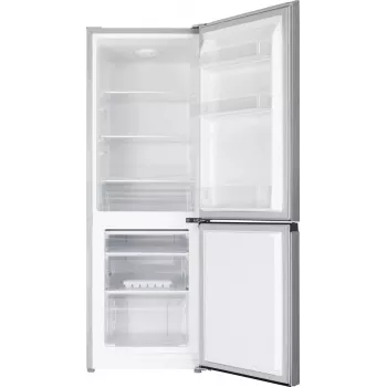 Brīvi stāvošs ledusskapis Gorenje RK14EPS4 — 175 L kopējā tilpumā, ledusskapis 122 L / saldētava 53 L, E klase, pelēks