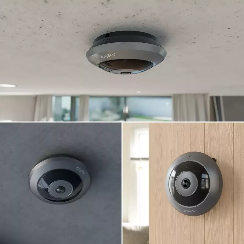 IP drošības kamera Reolink Fisheye P520 6MP kupolveida, 2560×2560, 180° zivsacs, PoE/līdzstrāva, microSD līdz 256 GB