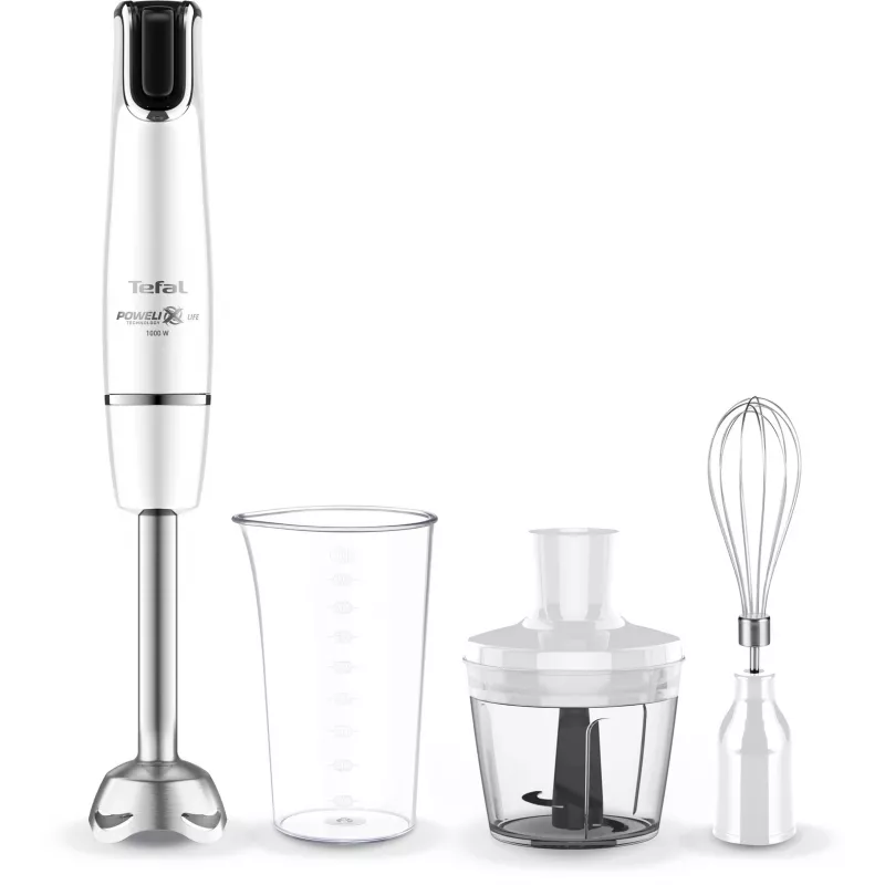 Tefal InfinyForce HB9441 0,8 L iegremdējamais blenderis 1000 W Balts