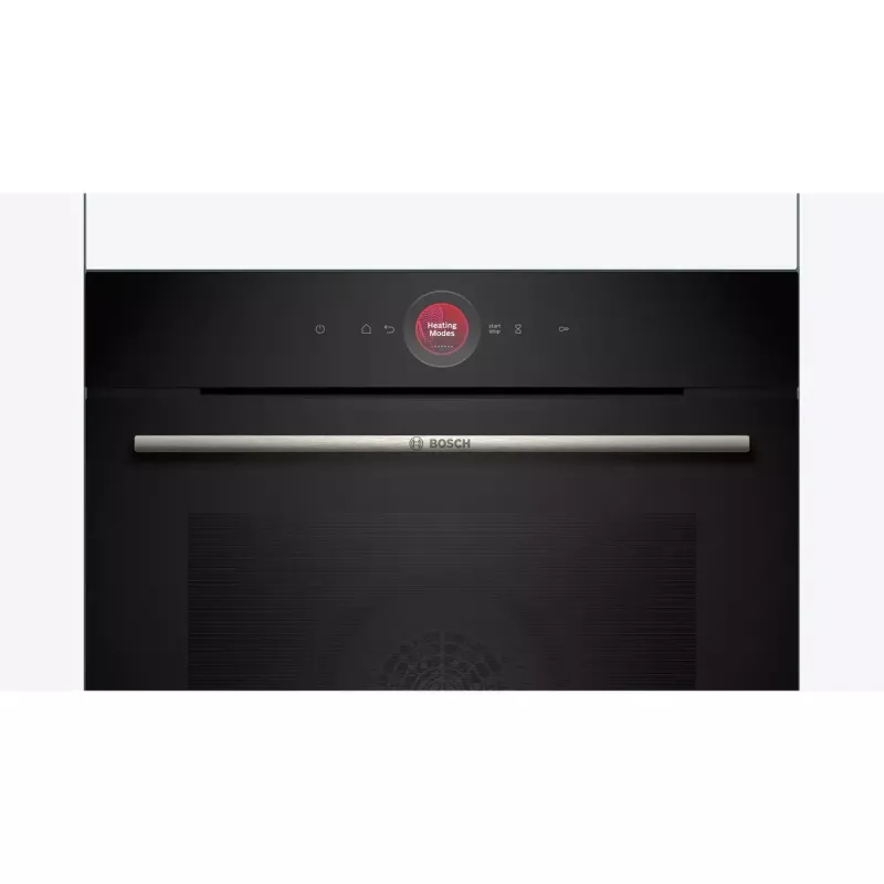 Iebūvējamā cepeškrāsns Bosch Serie 8 HBG7721B1 — elektriskā, 71 L, pirolītiskā tīrīšana, skārienvadība, Wi‑Fi, halogēna lampa, melna