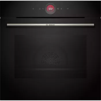 Iebūvējamā cepeškrāsns Bosch Serie 8 HBG7721B1 — elektriskā, 71 L, pirolītiskā tīrīšana, skārienvadība, Wi‑Fi, halogēna lampa, melna
