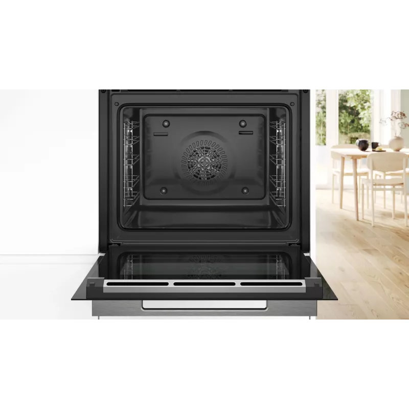 Bosch Serie 8 HBG7221B1 cepeškrāsns 71 L melna