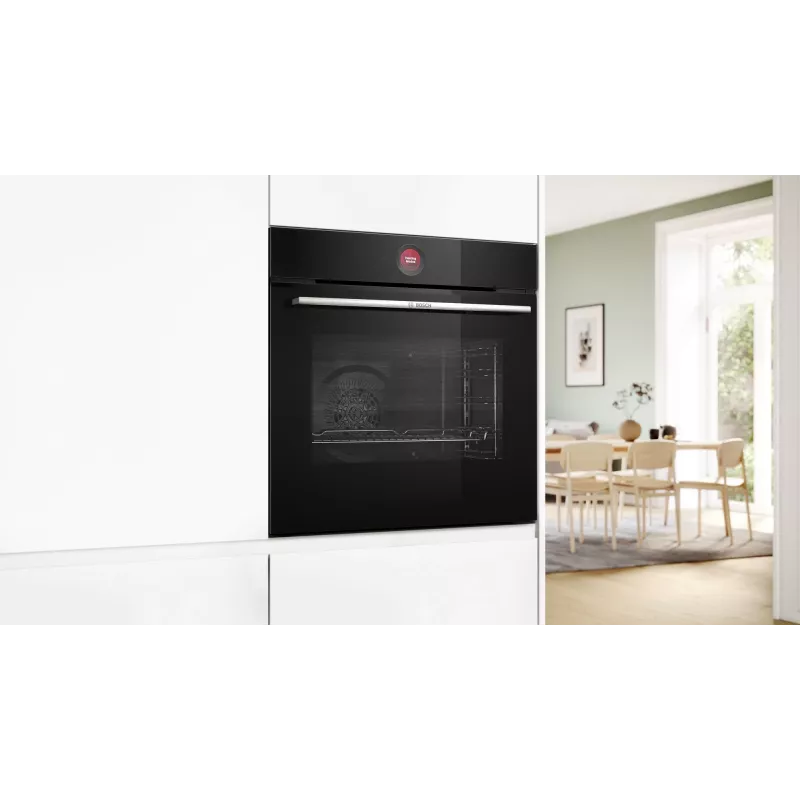 Bosch Serie 8 HBG7221B1 cepeškrāsns 71 L melna