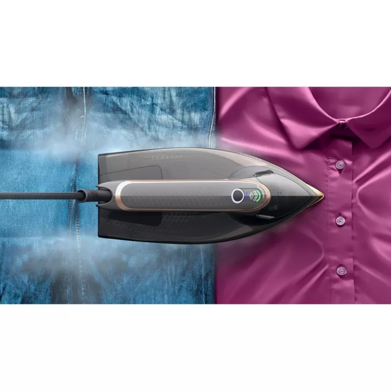 Philips DST8041/80 gludeklis Steam iron SteamGlide Elite zole 3000 W Melns