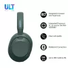 Sony ULT WEAR - Bezvadu Bluetooth austiņas ar ULT POWER SOUND, dziļāko basu, trokšņu slāpēšanu, skaidru zvanu kvalitāti, līdz 30 stundu akumulatora darbības laiku, iOS un Android