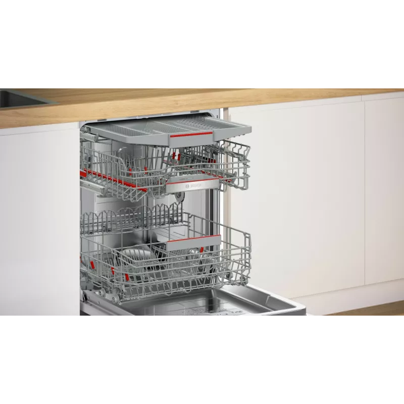 Bosch Serie 6 SMV6ZCX06E trauku mazgājamā mašīna Pilnībā iebūvējama 14 galda piederumu komplekti