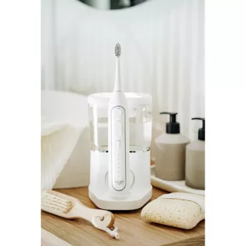 Zobu birste Adler 2-in-1 ūdens diegu tīrīšanas skaņas birste AD 2180w