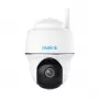 IP novērošanas kamera Reolink Argus Series B430 — 5 MP, bezvadu, akumulators/saules baterija 6000 mAh, kupola, iekštelpām/ārtelpām, PIR, 355° panoramēšana, 140° slīpums