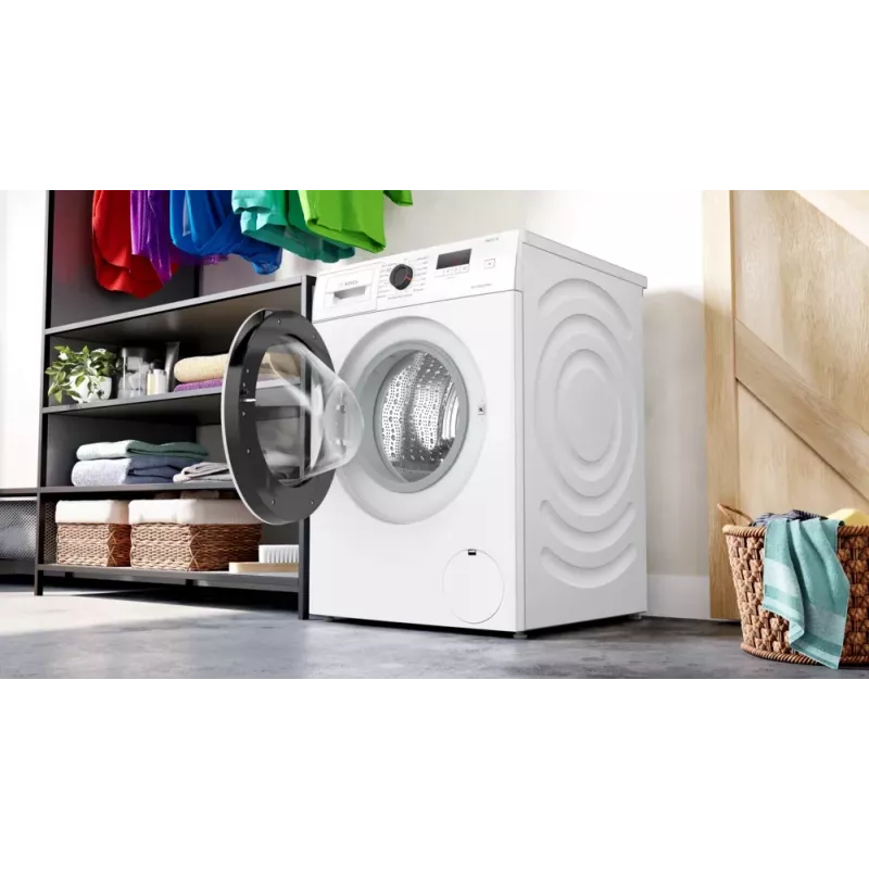 Bosch Serie 2 WGE0240ASN veļas mazgājamā mašīna ar priekšējo ielādi 7 kg 1351 RPM Balta