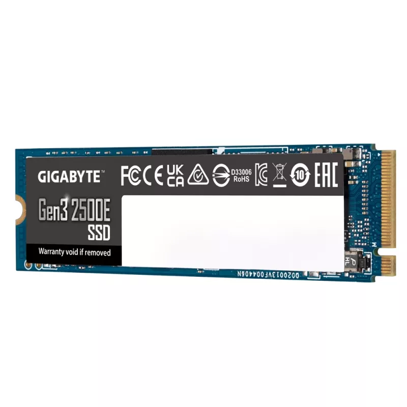 SSD disks GIGABYTE 500GB M.2 PCI Express 3.0 NVMe Gen3 2500E