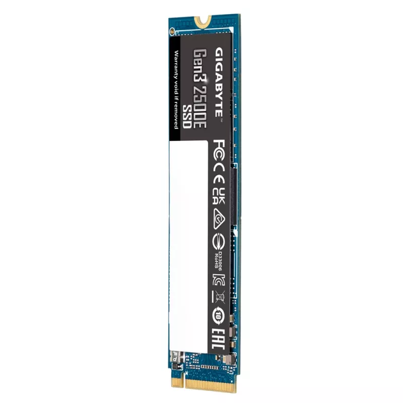 SSD disks GIGABYTE 500GB M.2 PCI Express 3.0 NVMe Gen3 2500E