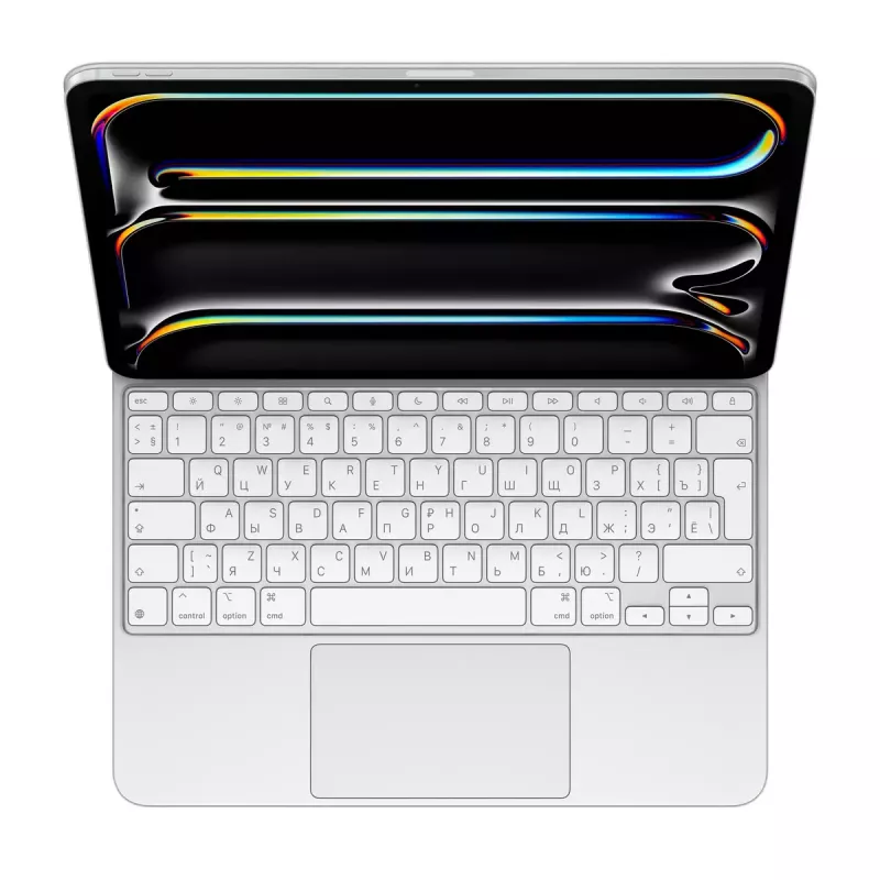 Apple Magic tastatūra for iPad Pro 13-inch M4 Russian balta Wireless QWERTY Trackpad