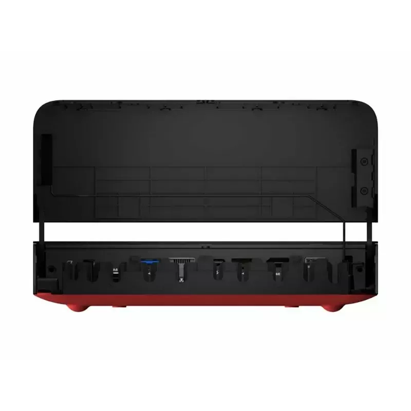 Konferenču kontrolieris Lenovo ThinkSmart 12QL0004MT programmai Zoom, kompakts melns bloks sanāksmju vadībai