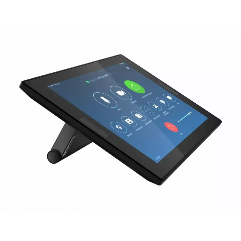 Konferenču kontrolieris Lenovo ThinkSmart 12QL0004MT programmai Zoom, kompakts melns bloks sanāksmju vadībai