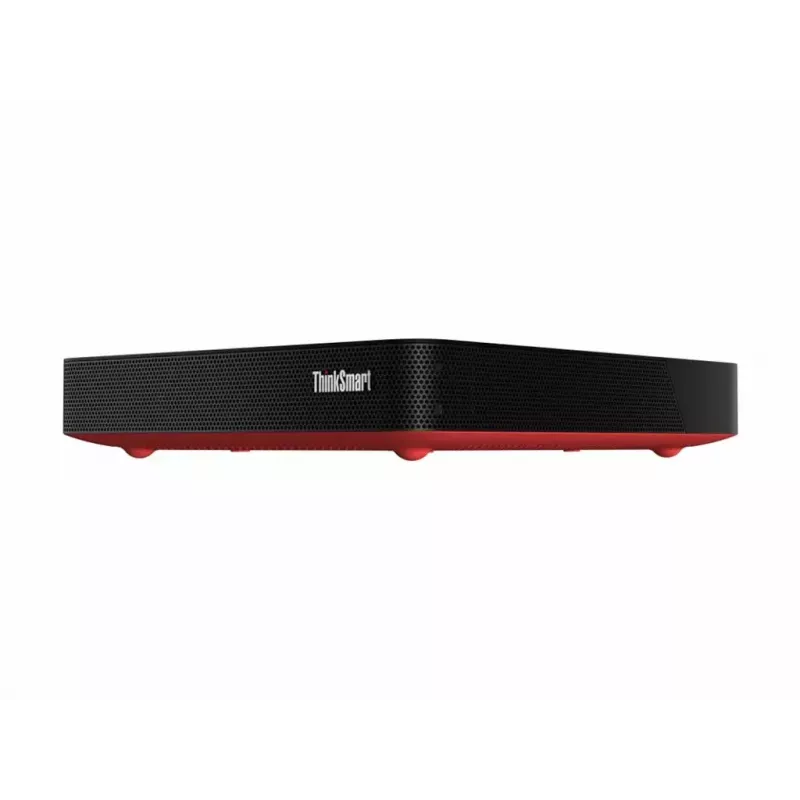 Konferenču kontrolieris Lenovo ThinkSmart 12QL0004MT programmai Zoom, kompakts melns bloks sanāksmju vadībai