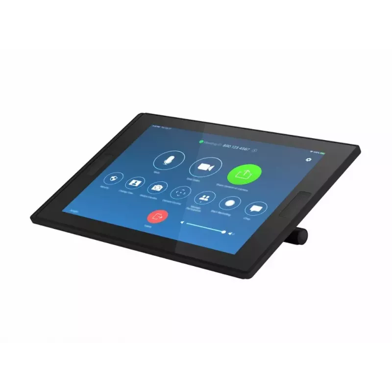 Konferenču kontrolieris Lenovo ThinkSmart 12QL0004MT programmai Zoom, kompakts melns bloks sanāksmju vadībai