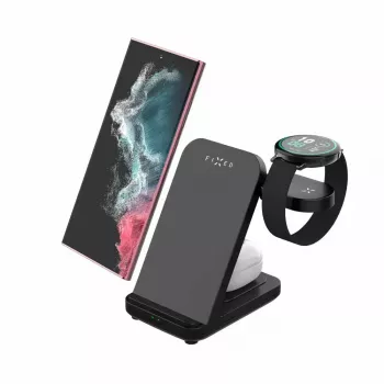 Portable power bank FIXED Powerstation FIXPOS-SA-BK 10000mAh, portable charger, 10000 mAh capacity