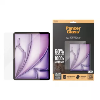 PanzerGlass ® Ekrāna aizsargs iPad Air 13'' (2024-2026) | iPad Pro 13'' (2024-2025) | Ultra-Wide Fit