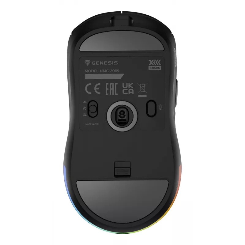 GENESIS Zircon XIII pele Gaming Ambidextrous RF Wireless + USB Type-C Optical 26000 DPI